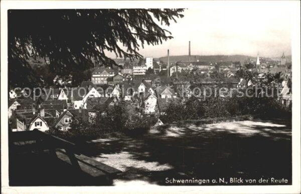 Schwenningen Neckar Blick von der Reute