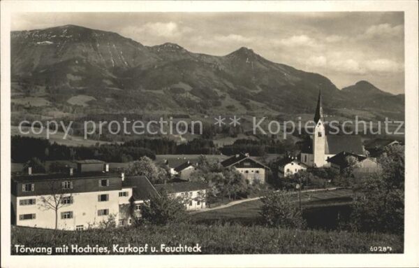 Toerwang mit Hochries Karkopf und Feuchteck