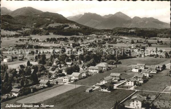 Bernau Chiemsee Fliegeraufnahme