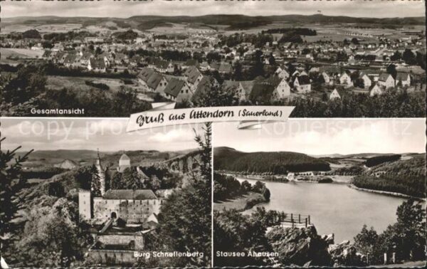 Attendorn Stausee Ahausen Burg Schnellenberg