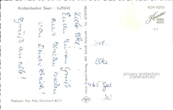 Nettetal Fliegeraufnahme Krickenbecker Seen – Bild 2