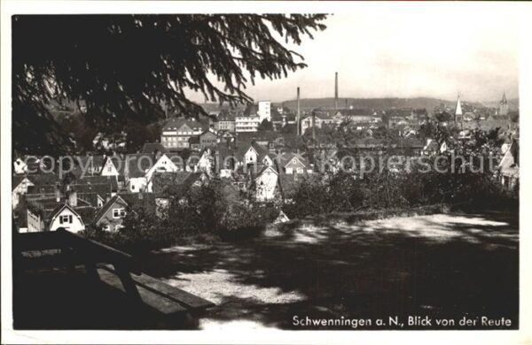 Schwenningen Neckar Blick von der Reute