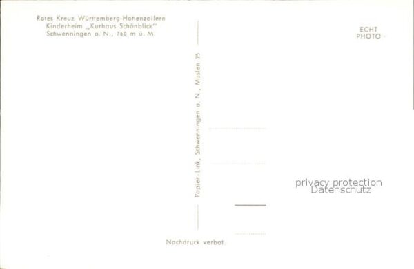 Schwenningen Neckar Kinderheim Kurhaus Schönblick – Bild 2