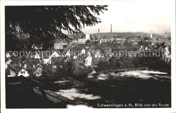Schwenningen Neckar Blick von der Reute