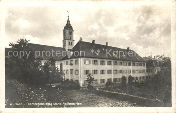 Wurzach Bad Töchterpensionat Maria Rosengarten