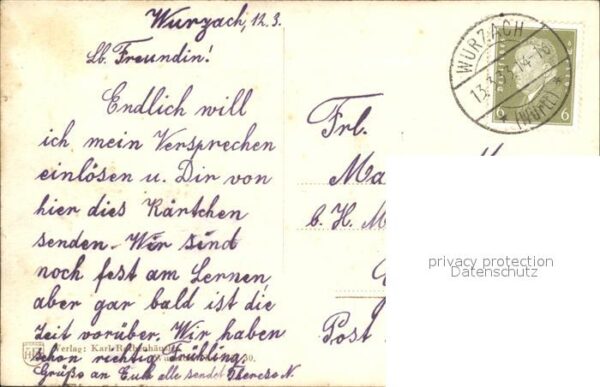 Wurzach Bad Töchterpensionat Maria Rosengarten – Bild 2
