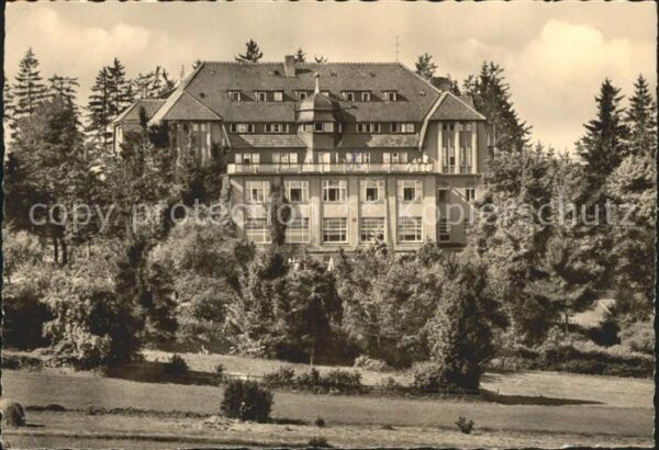 Friedrichsbrunn Harz Sanatorium Ernst Thälmann