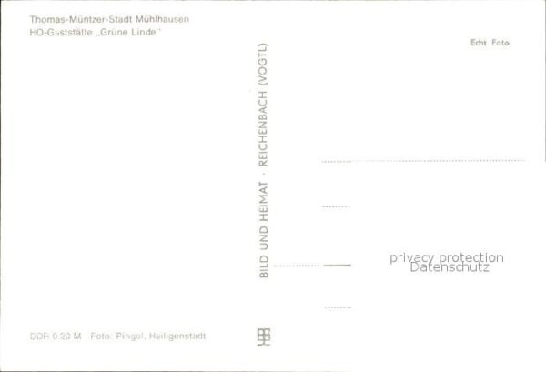Muehlhausen Thueringen Thomas Müntzer Stadt Restaurant Grüne L – Bild 2