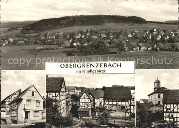 Obergrenzebach Gasthaus Schäfer im Knüllgebirge