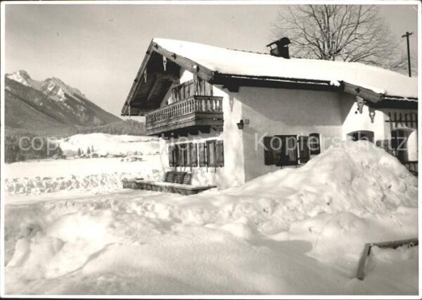 Inzell Haus im Schnee