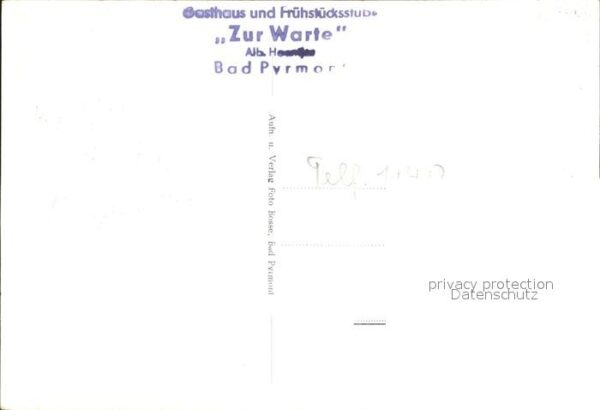 Bad Pyrmont Restaurant Zur Warte – Bild 2