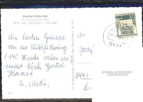 Fall Gasthaus Faller Hof am Sylvensteinsee – Bild 2