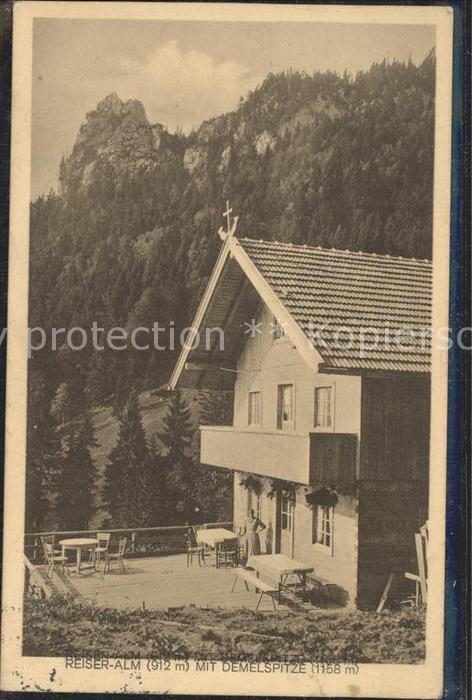 Lenggries Reiser-Alm mit Demelspitze