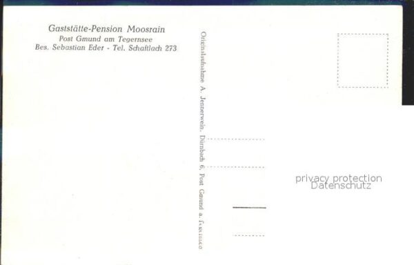 Gmund Tegernsee Restaurant Pension Moosrain – Bild 2