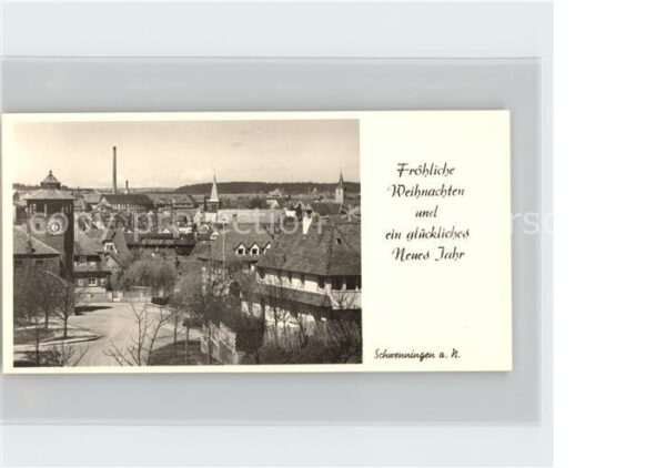 Schwenningen Neckar Weihnachtskarte