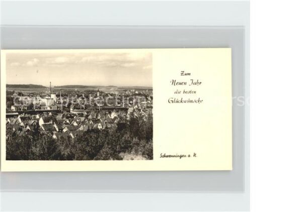Schwenningen Neckar Neujahrskarte