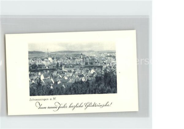 Schwenningen Neckar Neujahrskarte