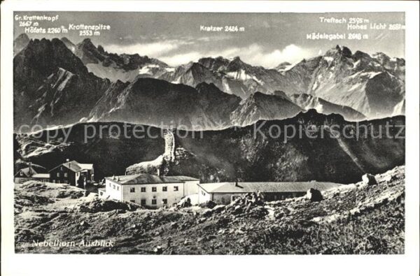 Nebelhorn mit Krottenkopf Kratzer Treftsch Hohes