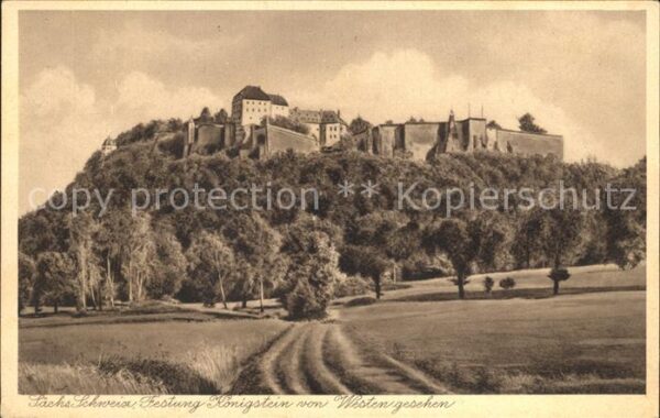 Saechsische Schweiz Festung Königstein