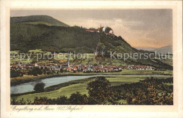 Engelberg Kloster Ortsansicht