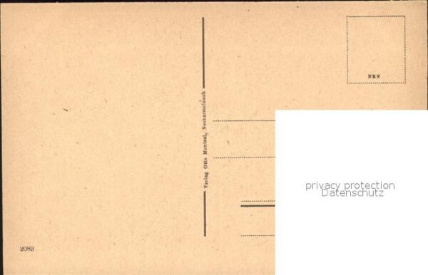 Neckarsteinach Neckarpartie mit Vorder und Mittelberg – Bild 2