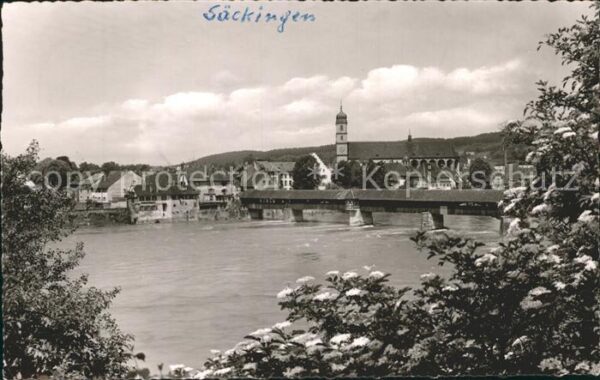Bad Saeckingen am Hochrhein Gedeckte Brücke