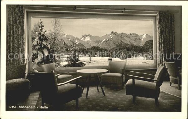 Sonthofen Oberallgaeu Sporthotel Sonnenalp Halle