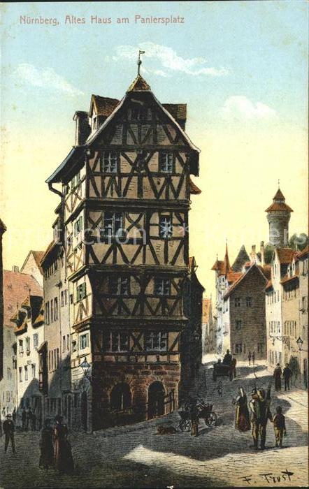Nuernberg Altes Haus am Paniersplatz