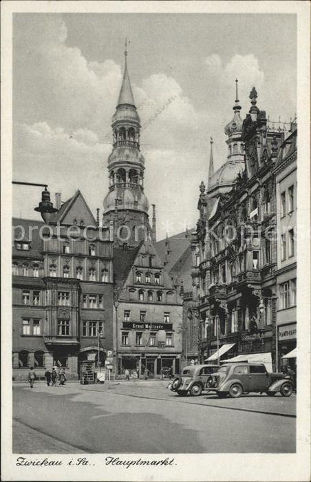 Zwickau Sachsen Hauptmarkt