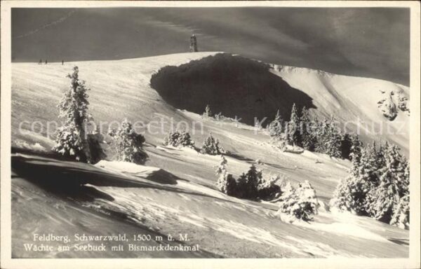 Feldberg Schwarzwald Wächte am Seebuck mit Bismarckdenkmal