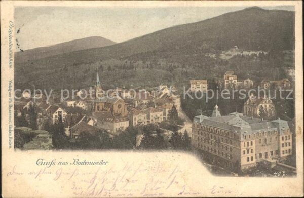 Badenweiler Ortsansicht