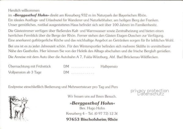Kreuzberg Rhoen Berggasthof Hohn Gastraum Panorama – Bild 2