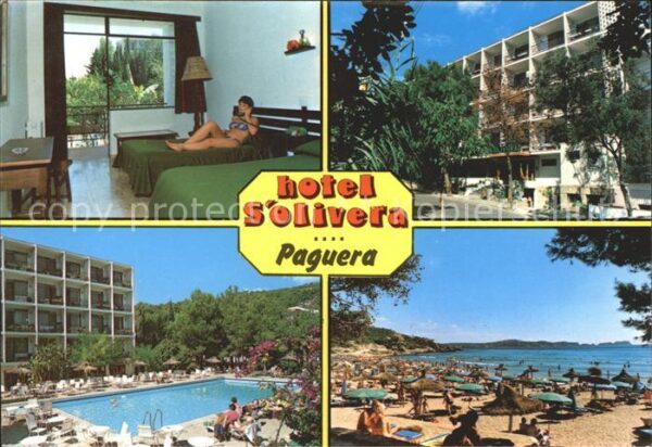 Paguera Mallorca Islas Baleares Hotel S_Olivera Zimmer Swimmingpool Str