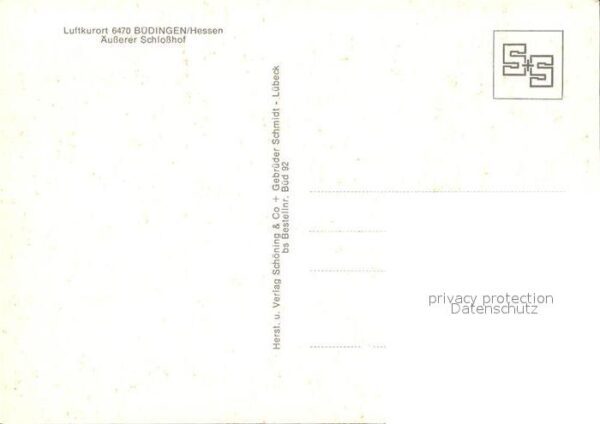 Buedingen Hessen Äusserer Schlosshof – Bild 2