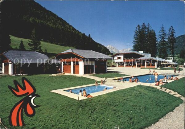 Rasen Rasun Camping Corones  Schwimmbad Bungalows