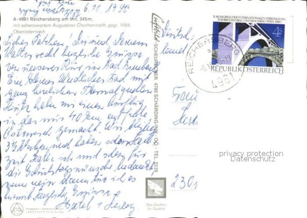 Reichersberg Inn Augustiner Chorherrenstift Fliegeraufna – Bild 2