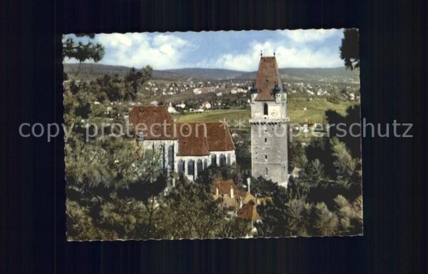 Perchtoldsdorf Panorama Stadttor Kirche