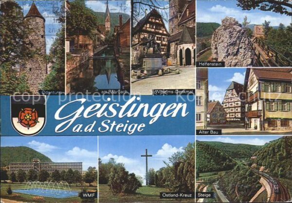 Geislingen Steige Oderturm Rohrbach Wilhelms Denkmal Helf