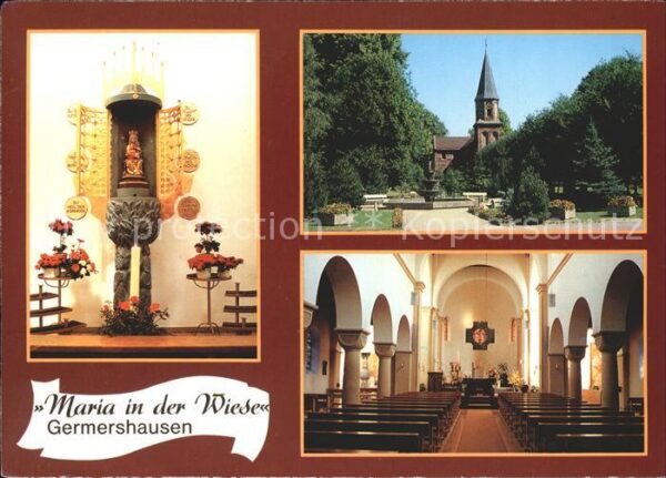 Germershausen Wallfahrtskirche Inneres Gnadenbild Mar
