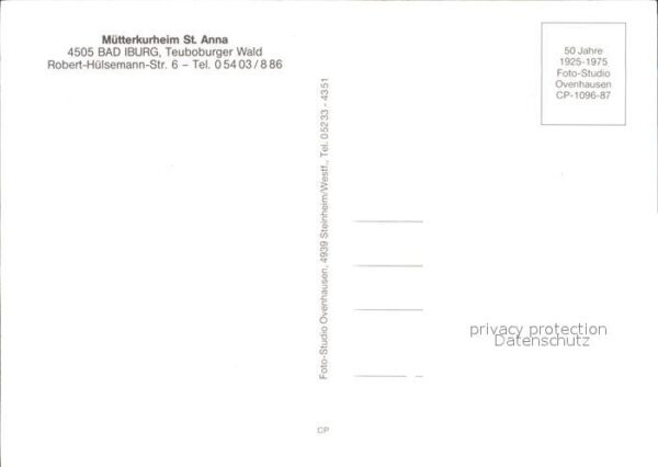 Bad Iburg Mütterkurheim St Anna – Bild 2