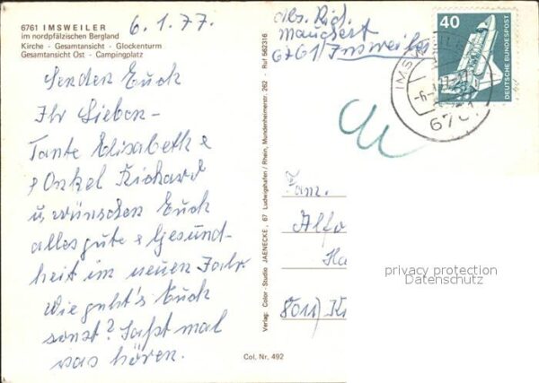 Imsweiler Kirche Gesamtansicht Glockenturm Campin – Bild 2