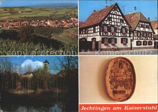 Jechtingen Panorama Fachwerkhäuser Turm Winzergeno