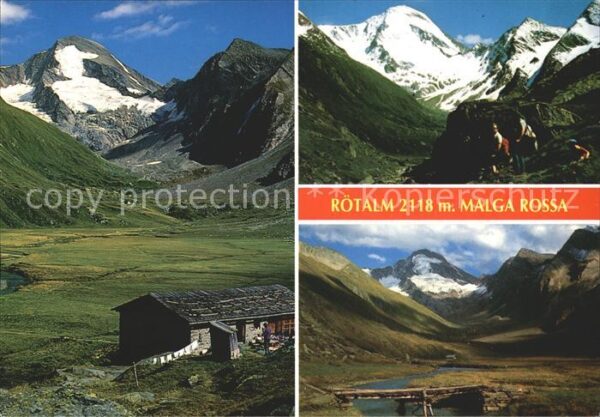 Prettau Jausenstation Rötalm mit Rötspitze Malg
