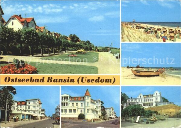 Bansin Ostseebad Strandpromenade Karl Marx Str FDGB Erho