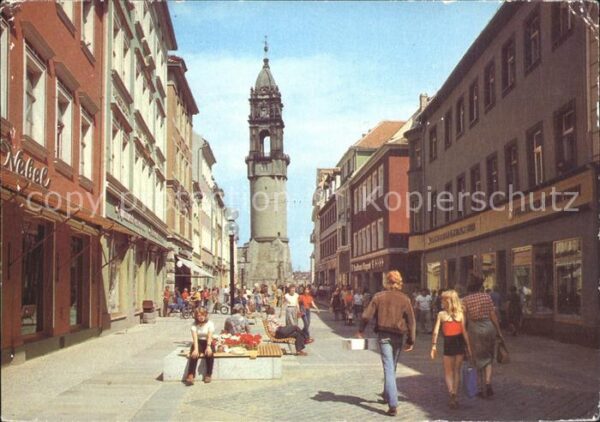 Bautzen Reichenstrasse mit Reichenturm