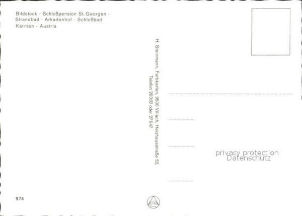 St Georgen Gailtal Bildstock Längsee Schlosspension Strand – Bild 2
