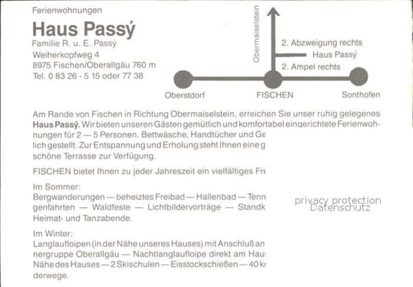 Fischen Allgaeu Haus Passy – Bild 2