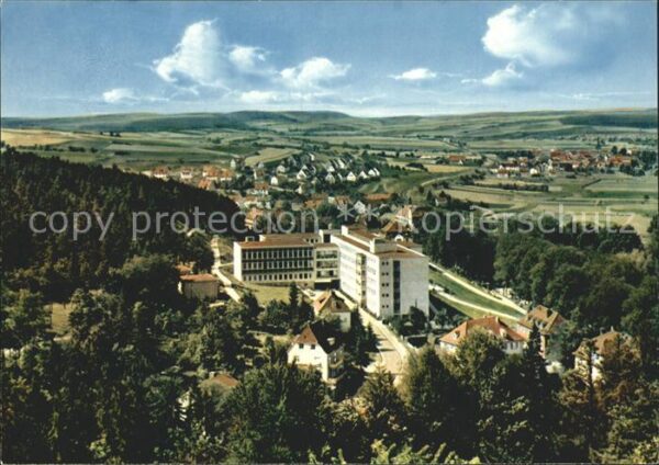 Bad Neustadt Kuranstalt Fränkische Saale Fliegeraufn