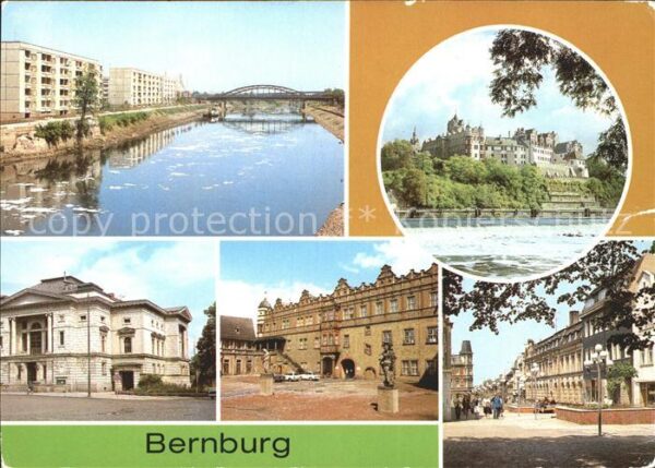 Bernburg Saale Saalepartie Schloss Carl Maria von Webe