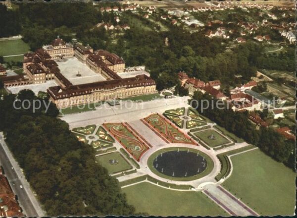 Ludwigsburg Schloss Ludwigsburg Fliegeraufnahme